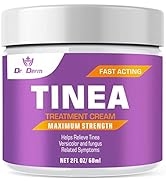 DR. DERM Tinea Versicolor Treatment, Antifungal Cream for Tinea Versicolor & Pedis, All-Natural A...