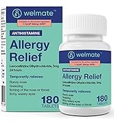 WELMATE | Allergy | Generic Xyzal Levocetirizine Dihydrochloride 5mg | Non Drowsy | Fast Acting |...