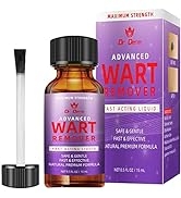 DR. DERM Wart Remover Maximum Strength - Wart Remover Fast Acting Liquid Gel - Plantar and Genita...