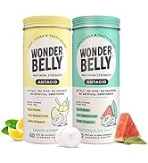 Wonderbelly Antacid Chewable Tablets Bundle (Watermelon Mint and Lemon Sorbet)