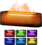 Colorful Flame Black Shell